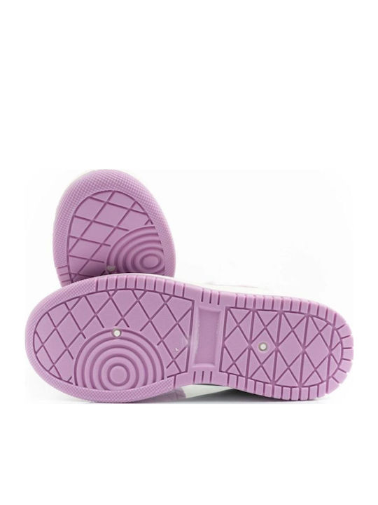 Kids Sneakers with Scratch White