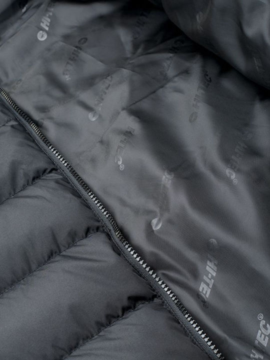 Sanis Sleeveless Winter Jacket Puffer Black