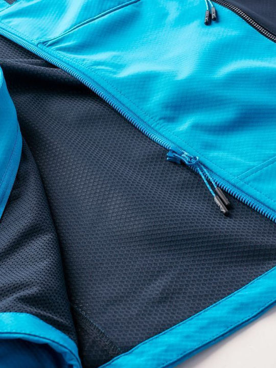 Envisat Winter Jacket Softshell Waterproof and Windproof Blue