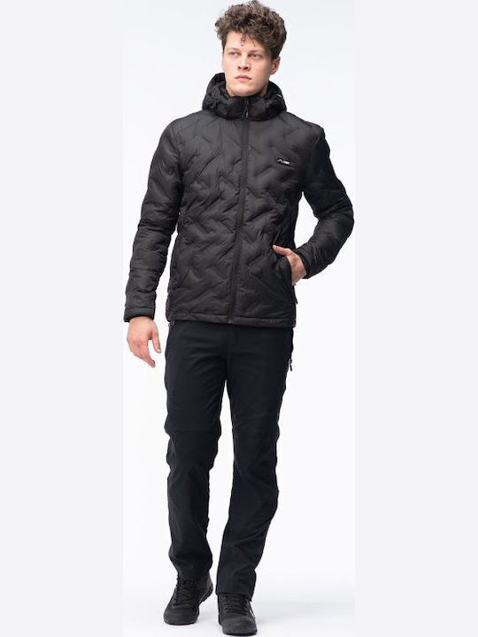 Primaloft Jacke Puffer Winddicht Schwarz
