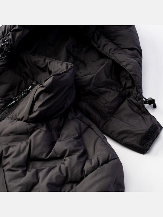 Primaloft Jacke Puffer Winddicht Schwarz