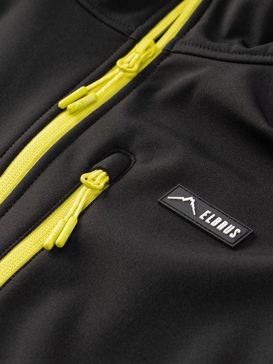 Winter Jacket Softshell Waterproof and Windproof Black