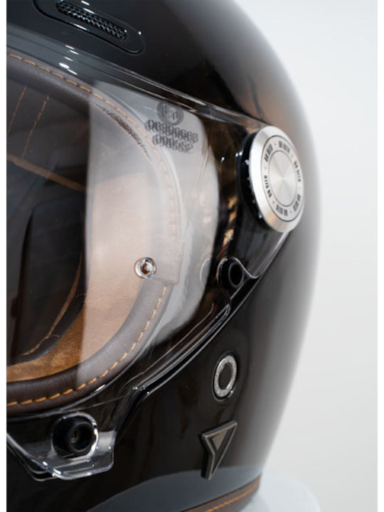 ByCity Roadster III Black Shiny Κράνος Μηχανής Full Face ECE 22.06 1350gr
