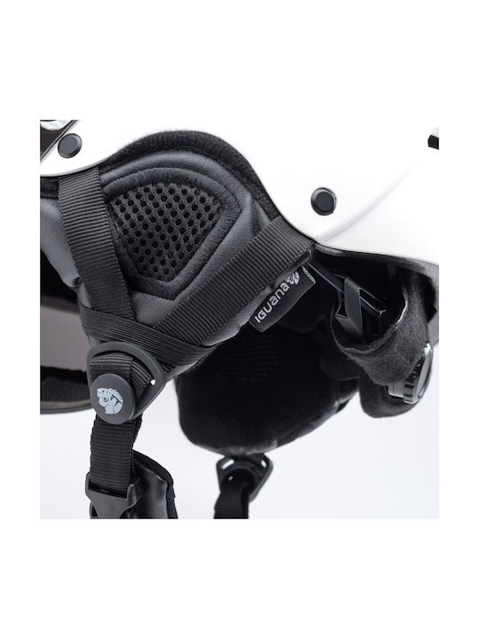 Iguana Men's Helmet for Ski & Snowboard White