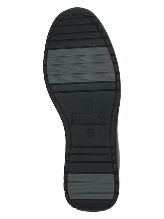 Patent Leather Women's Moccasins in Black Color