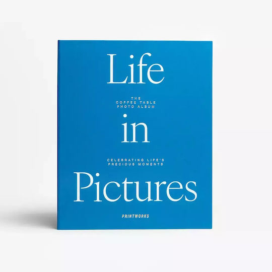Printworks Album Life In Pictures pentru 60 Albume foto Dimensiuni 10x15buc Albastru 10x15buc