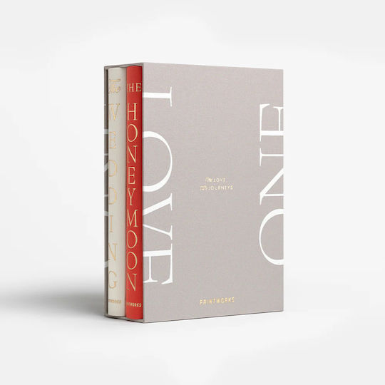 Printworks Album de nuntă One Love pentru 160 Albume foto Alb 10x15buc