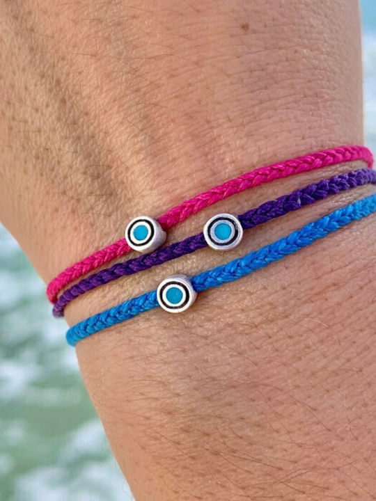 Armband "μάτακι S" Fuchsia