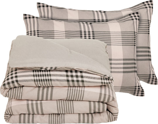 Das Home 9679 Σετ Μονό 3τμχ 170x260εκ. Beige, Olive Das Home 9679 Σετ Μονό 3τμχ 170x260εκ. Beige, Olive