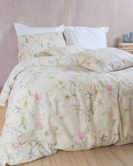 Rythmos Sheet Sets Single 160x260cm. Benetita Ecru Ecru 3pcs