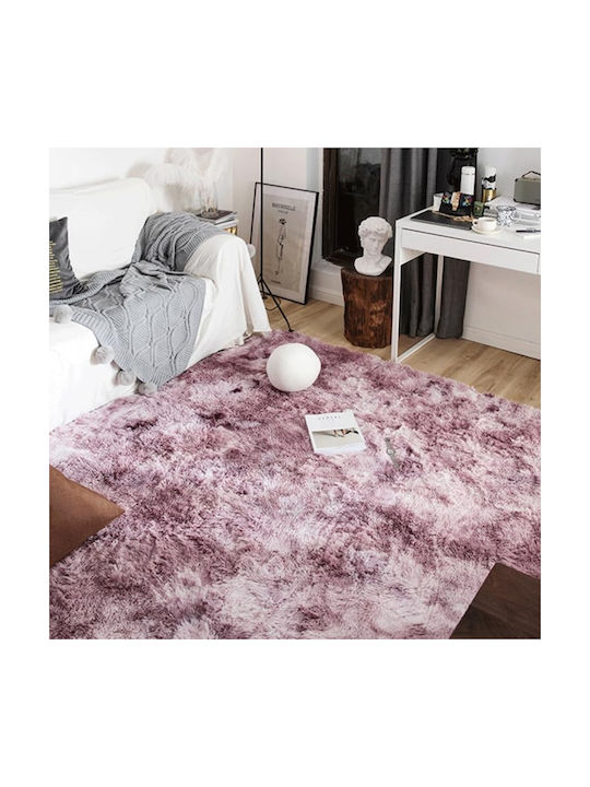 My Home Luxury Anti-slip Rug Rectangular Shaggy Rotten Apple