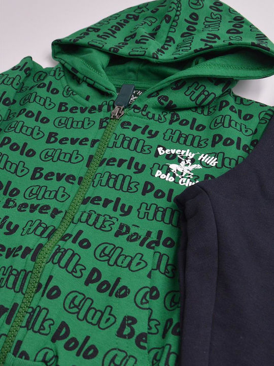 Beverly Hills Polo Club Kids Sweatpants Set Green