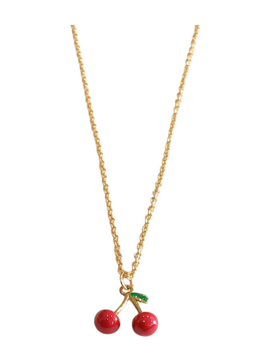 Kalliopi Silver Necklace Made of Gold Plated Steel