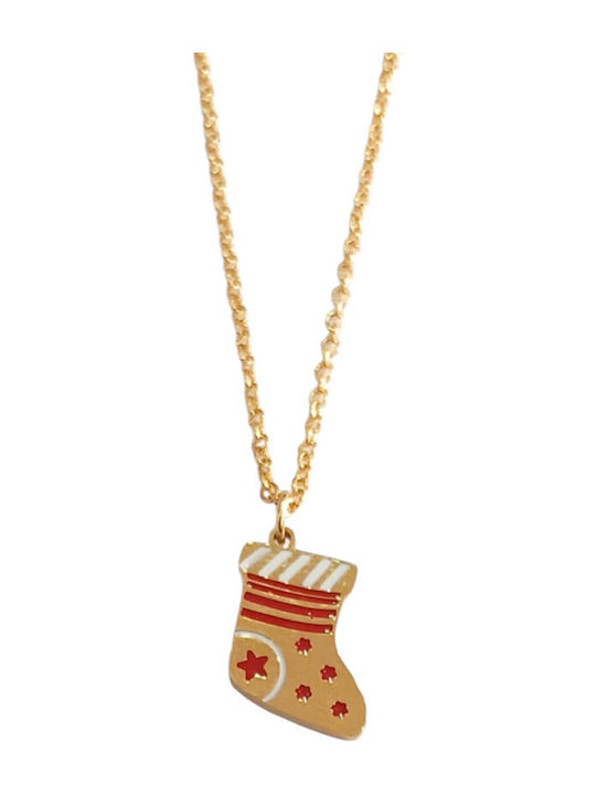 Kalliopi Silver Necklace Made of Gold Plated Steel
