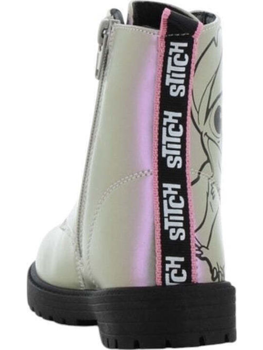 Lilo & Stitch Kids Boots with Laces Gray