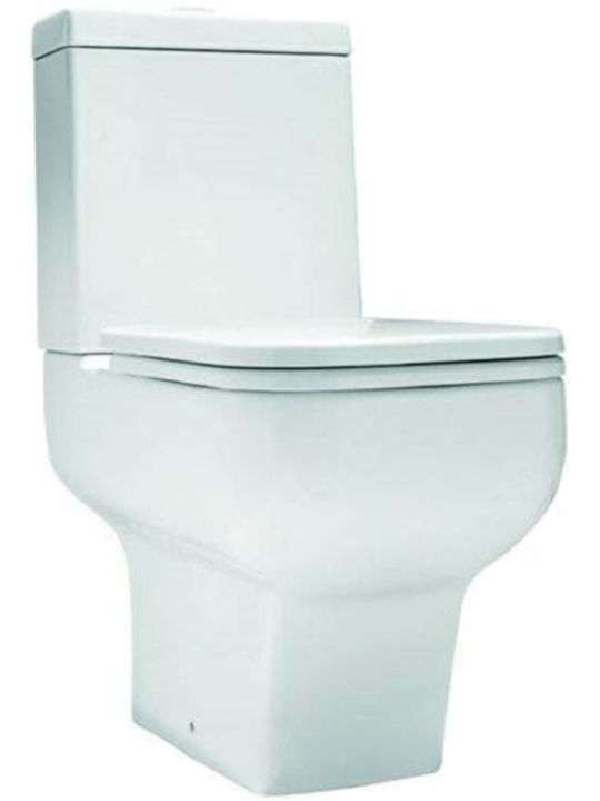 Huida Verona Floor-Standing Toilet and Flush White