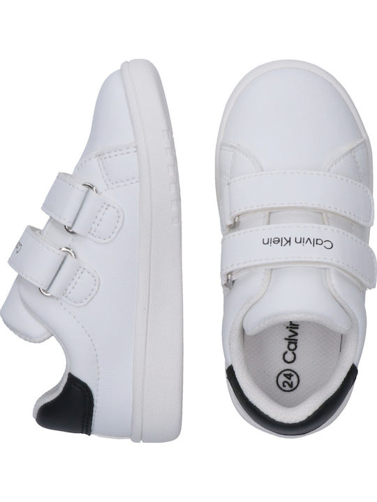 Παιδικά Sneakers με Σκρατς Λευκά
