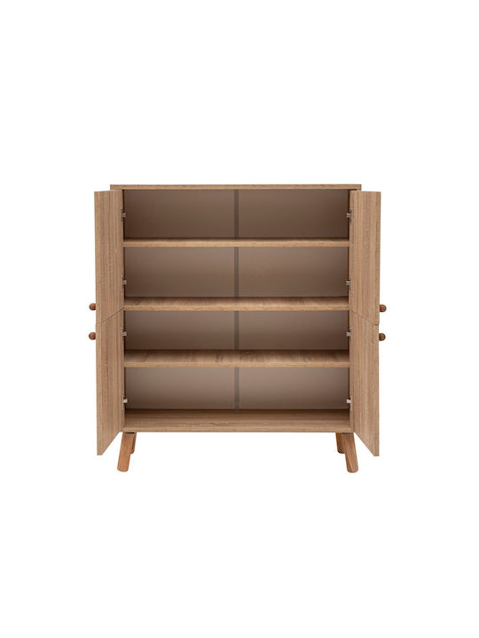 Ξύλινη Παπουτσοθήκη Multilux Form 95x36x111cm