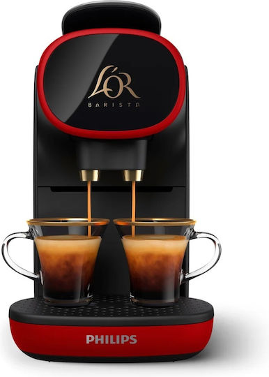 Philips Pod Coffee Machine Pressure 19bar Red