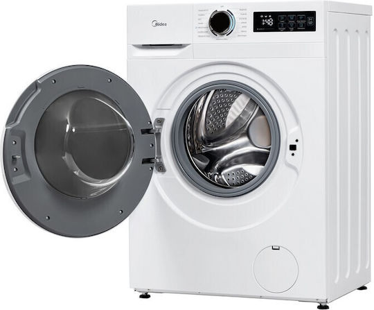 Midea Washing Machine 7kg with Steam Technology 1200 Rounds Power Mix MF110W70B/W-GR