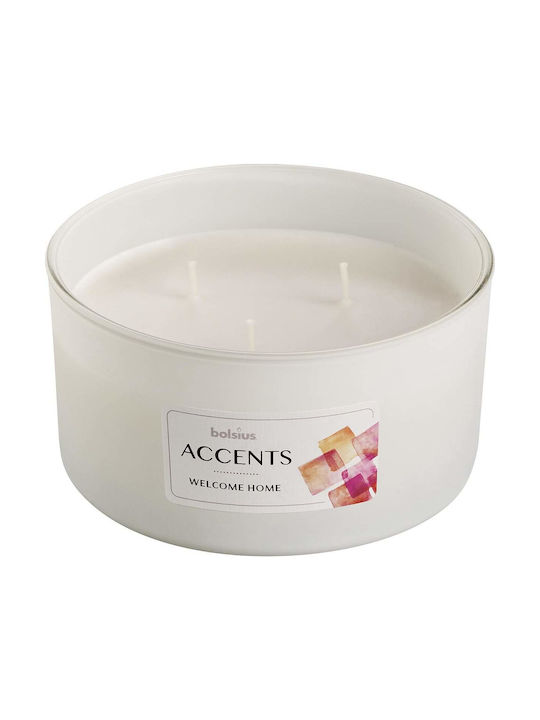 Bolsius Aromatic Candle Accents Jar With White Flowers & Patchouli Scent 397gr