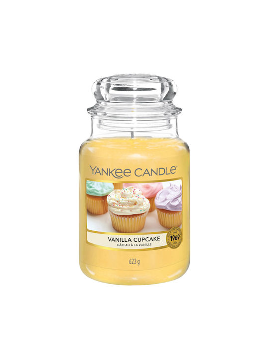 Yankee Candle Aromatic Candle Signature Jar with Vanilla Cupcake Perfume 623gr