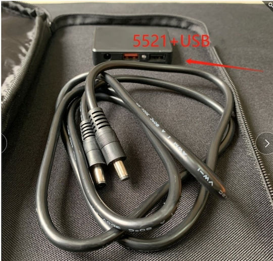 Αναδιπλούμενο Ηλιακό Panel Φορτιστής 100W με USB Output Φορητών Συσκευών 30-9124