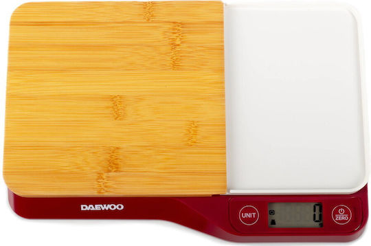 Daewoo Digitale Küchenwaage bis 5kg Rote