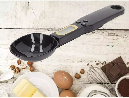 Ψηφιακή Ζυγαριά Κουζίνας Κουτάλι έως 0.5kg Μαύρη
