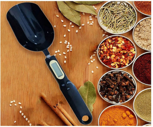 Ψηφιακή Ζυγαριά Κουζίνας Κουτάλι έως 0.5kg Μαύρη
