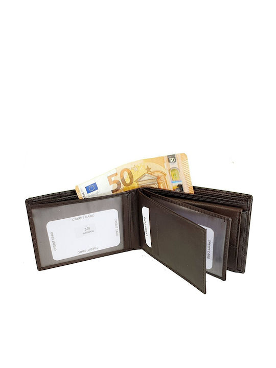 Мъжки Портфейл с RFID Кафяв