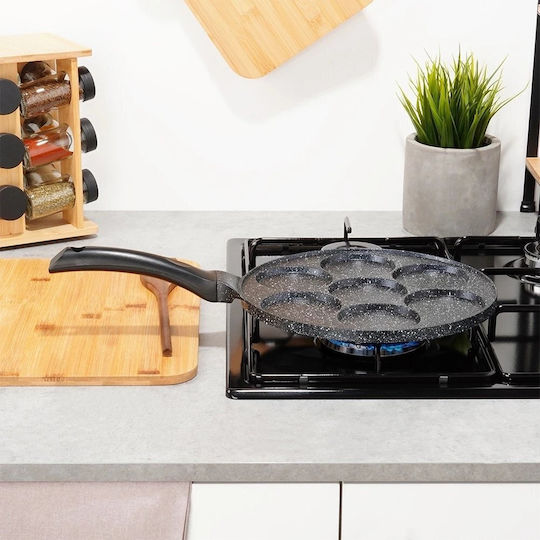 Vilde Basic Line Τηγάνι για Pancakes από Αλουμίνιο με Επίστρωση από Πέτρα 26cm