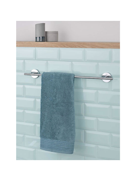 Grohe Baucosmopolitan Single Wall-Mounted Bathroom Rail ​52.2x52.2cm Silver