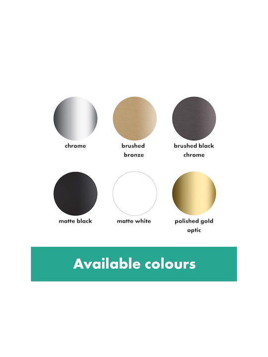 Hansgrohe Single Wall-Mounted Bathroom Hook Gold