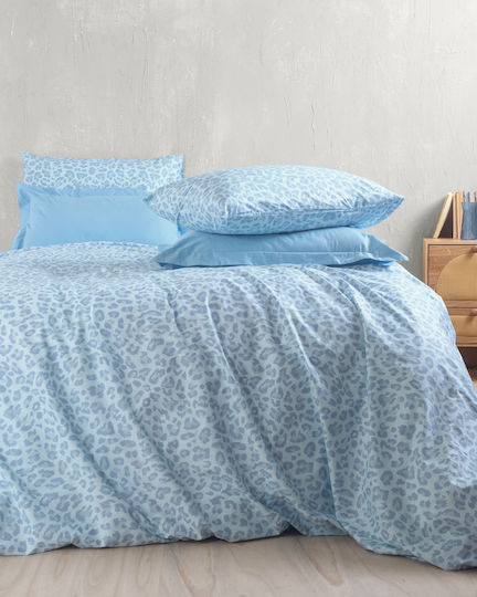 Rythmos Nala Set Coverlet Single Cotton Blue 160x240cm 2pcs