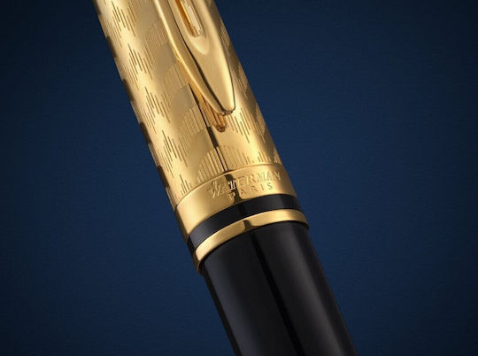 Waterman Expert Πένα Γραφής Medium με Μαύρο Μελάνι