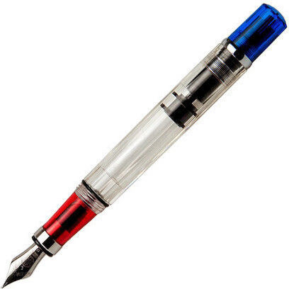 Twsbi Diamond 580 Kalligraphiefüller Fein mit Rot Tinte