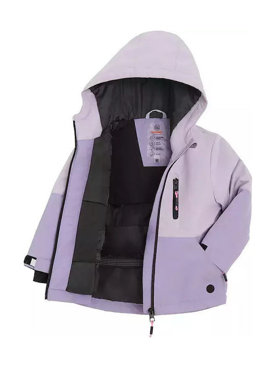 Kinder Freizeitjacke mit Kapuze Purple