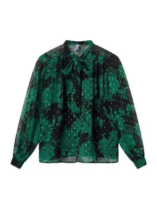 Women's Blouse Long Sleeve Floral Wild Flower