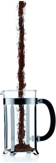 Bodum Chambord Manual Filter Coffee Maker Stainless Steel Black 350ml