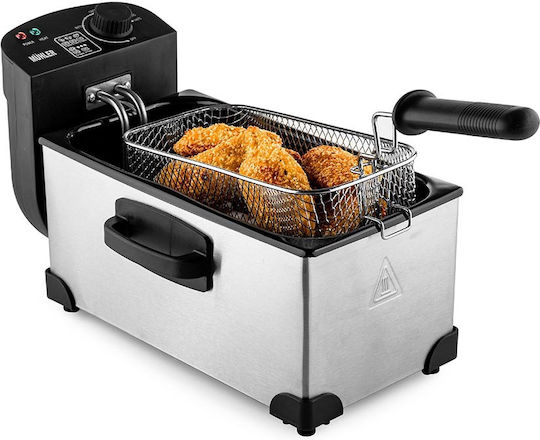 Muhler DF-3030IX Deep Fryer 3lt Silver