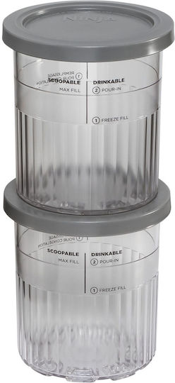 Ninja CREAMi Deluxe 10-in-1 Παγωτομηχανή 2x706ml Black / Silver