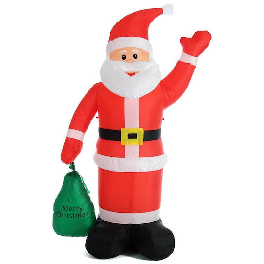 Bakaji Inflatable Santa Claus Sack Height 180 cm LED Lighting Outdoor 02816097