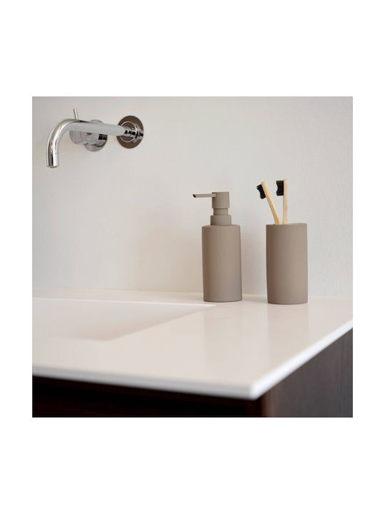 Zone Denmark Porcelain Cup Holder Ø6x12.2 Solo Taupe