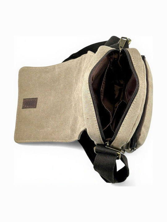 Geantă pentru bărbați De umăr / tip crossbody Bej