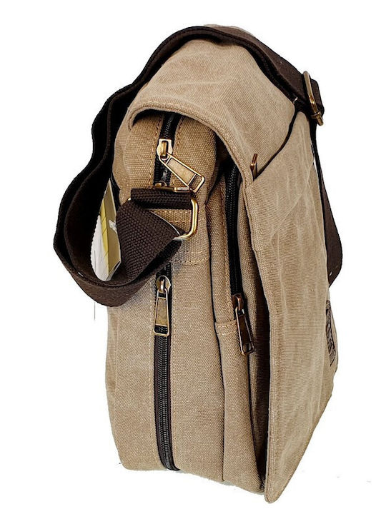 Geantă pentru bărbați De umăr / tip crossbody Bej