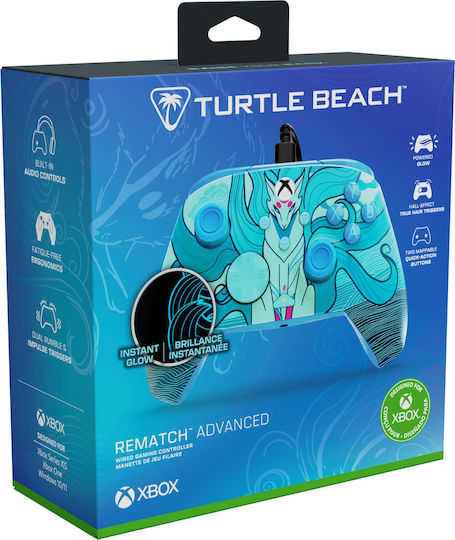 Turtle Beach Rematch Advanced Wired Gamepad for PC / Xbox One / Xbox Series Kitsune Everglow