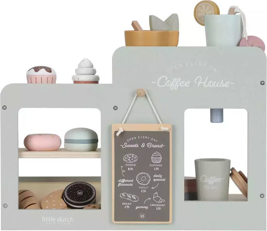 Little Dutch Wooden Coffee Shop for Ages 3+