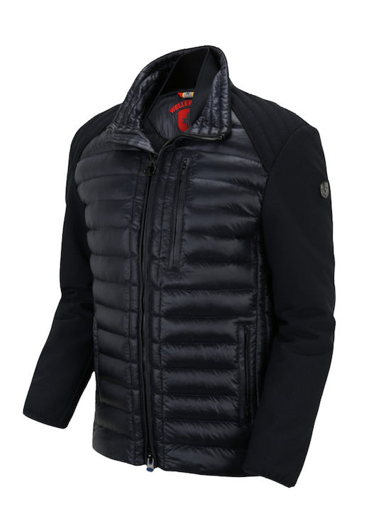 Geacă Puffer Impermeabilă și cu Protecție Împotriva Vântului Dark Navy