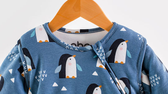 abo Winter Schlafsack Bag Me 2.5 Tog Penguins mit abnehmbaren Ärmeln